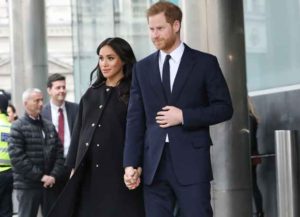 Very Pregnant Meghan Markle & Prince Harry Visit New Zealand House In London To Pay Condolences