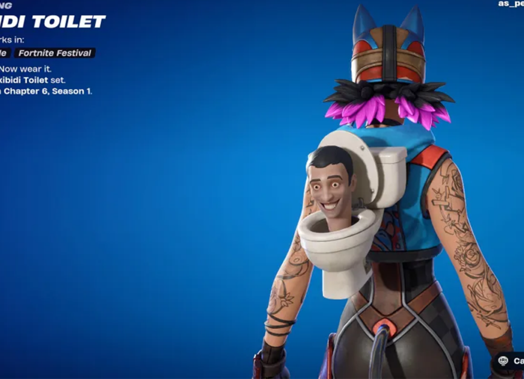 Skibidi Toilet 'Fortnite' skins (Image: Epic Games)