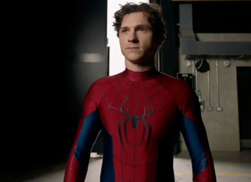 Tom Holland in 'Spider-Man' (Image: Sony)