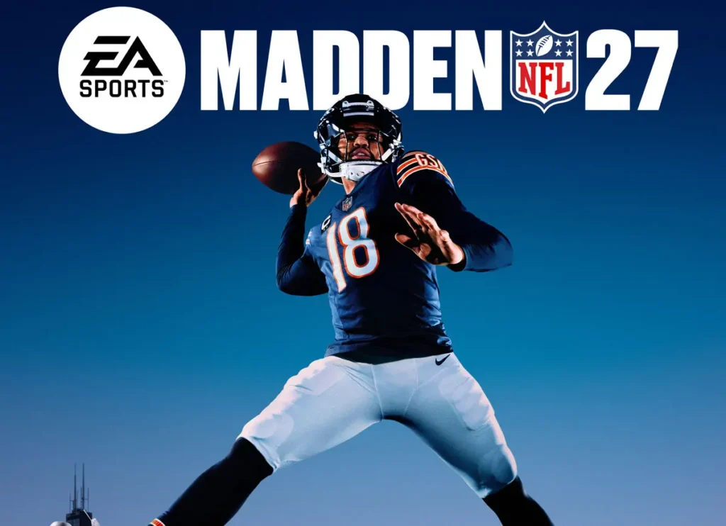 Bears' Caleb Williams on cover of 'Madden 27' (Image: EA)